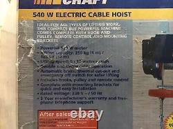 Power Craft 540w Electric Cable Hoist 250kg Remote Control