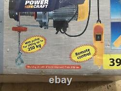 Power Craft 540w Electric Cable Hoist 250kg Remote Control