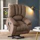 Power Lift Chair Electric Riser Massage Recliner With Remote Control, Brown