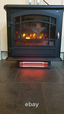 Powerheat Infrared Stove Heater with Remote Control Five brightness options