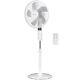 Pro Breeze 16-inch Oscillating Pedestal Fan With Remote Control For Office/home