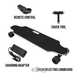 RAIDER Electric Skateboard Longboard Remote Control & Charger Black Long Board
