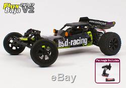 Radio Remote Control Car RC 1/10th Buggy Flux Baja V2 Really Fast Brushless UK