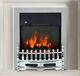 Remote Control Blenheim Brass Or Chrome Inset Or Free Standing Led Electric Fire