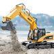 Remote Control Digger Excavator Huina Rc 1 To 14 Scale Rubber Treads Rc Kids Toy