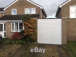 Remote Control Roller Garage Door up to 8ft wide x 7ft 2inch in White