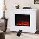 Remote Inset Fireplace And Fire Surround/mantle Set Complete Electric Fireplace