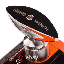 Rhino Electric Winch 12v 17500lbs Steel Cable Heavy Duty Fairlead Remote Control