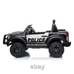 Ride On 12v Licensed Ford Raptor Police Kids Electric Battery Remote Control Car