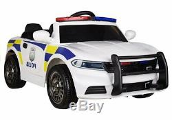 RiiRoo Police Pursuit 12V Electric Ride On Car With 2.4G Remote Control & Music