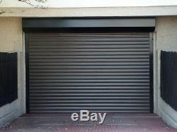 Roller Garage Door, electric remote controlled, 55 mm foam filled profiles