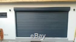 Roller Garage Door, electric remote controlled, 55 mm foam filled profiles