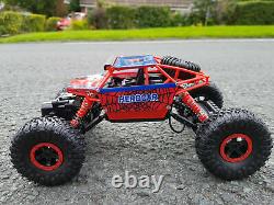 SPIDER MAN ROCK CRAWLER 2.4GHz RC REMOTE CONTROL CAR 4WD TRUCK 1/18 RECHARGEABLE
