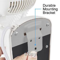 Simple Deluxe Clip On Fan OR Wall Mount Oscillate Digital Fan for Home Grow Tent