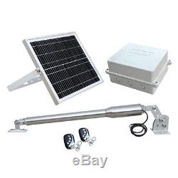 Single Electric Gate Opener Swing Automatic 300KG Remote Control 24V Solar Panel