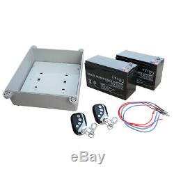 Solar Gate Opener Door Kit Electric Operator w. Remote Control Automatic Swing