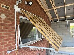 Somfy Electrically Powered Remote Control Window Awning With Wind Sensor