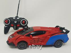 Spiderman Transforming Avengers Radio Remote Control Car 360 Stunt