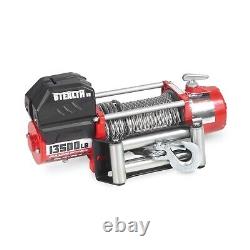 Stealth Electric Winch 24v 13500lb/6125kg Steel Rope, 2 Wireless Remote Control