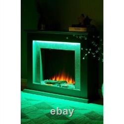 Studio Sparkle Electric Fire Suite with Remote Control LED Lights Damaged 4875