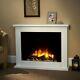 Suncrest Copley Electric Fireplace Suite White