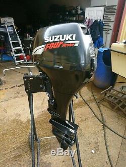 Suzuki df 15hp 4 stroke remote control electric start outboard motor short shaft