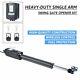 Swing Gate Opener With Remote Control Complete Kit Single Arm Opener Electric