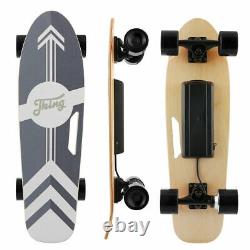 TOOLUCK Electric Skateboard with Remote Control, 350W Motor E-Skateboard, 20KM/H A