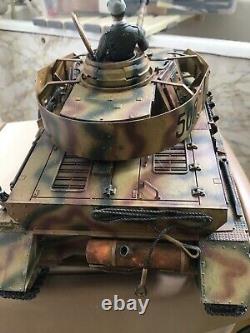 Tamia 116 Scale Remote Control Model Rare Panzer 4 Full Option Pack Works Mint