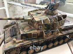Tamiya 116 Scale Model Remote Control Rare Panzer 4 German Ww2 Tank Please Read