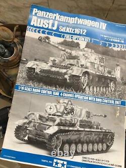 Tamiya 116 Scale Model Remote Control Rare Panzer 4 German Ww2 Tank Please Read