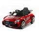 Uk 12v Electric Battery Kids Ride On Car Benz Style Remote Control Outdoor Toys