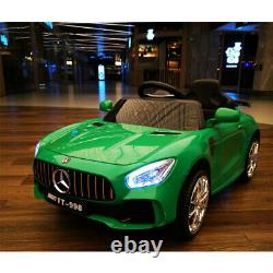 UK 12V Electric Battery Kids Ride on Car Benz Style Remote Control Outdoor Toys