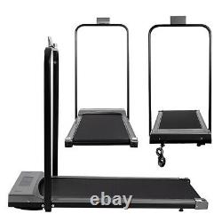 UK Folding Electric Treadmill Running Walking Fitness Machine with Remote + Handle