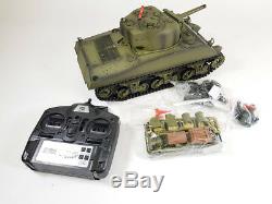 UK Heng Long Radio Remote Control RC Sherman Tank 1/16th Super Detail Cheap
