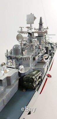 Uk Huge Remote Control Rc Navy War Ship Battle Boat Rtr Model Yacht Destroyer