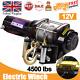 Updated Electric Winch 12v 4500lb/2025kg Steel Rope Wireless Remote Control Uk