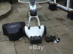 Used Electric golf trolly. Stewart X9 Follow. White, good condition