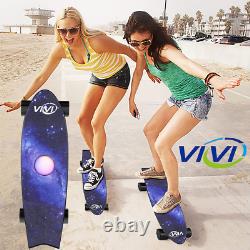 VIVI Electric Skateboard Longboard withRemote Control 350W Adult Teens Gift 30KM/H