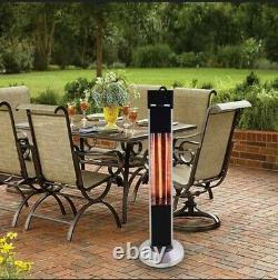 Vertical Patio Heater 2kW Remote Control Portable Outdoor Garden Free Standing