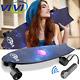 Vivi Electric Skateboard Electric Longboard Colorful Light Remote Control, 350w