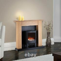 Warmlite Cambridge Electric Fireplace Suite, Adjustable-Thermostat-LED