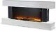 Warmlite Hingham Wall Mounted Electric Fireplace Suite, Remote Control Operated