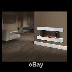 Warmlite WL45033N Hingham Wall Mounted Electric Fireplace LED Flame Effect New