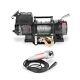 Warrior Ninja Electric Winch 4500lb 24v Steel Rope Remote Control Trailer Boat