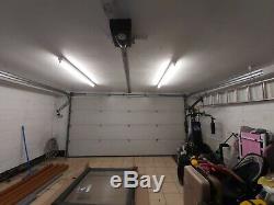 White Single Aluminium Insulated Electric Roller Garage Door With Remote Control