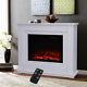 White Wall Fires Frees Sand Electric Fireplace Suite With Arch Mdf Fire Surround