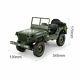 Willys Jeep Off Road Radio Remote Control Rc Truck Tank 4wd Military Army 2.4ghz