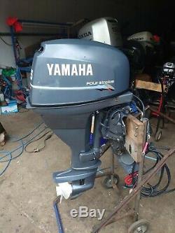 Yamaha 25hp 4 stroke electric start outboard motor remote control power trim