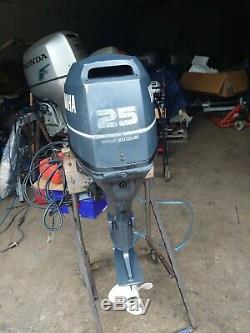 Yamaha 25hp 4 stroke electric start outboard motor remote control power trim